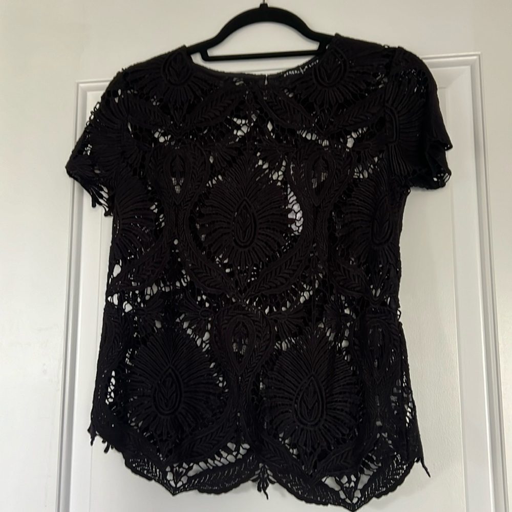 Generation love lace knit tee